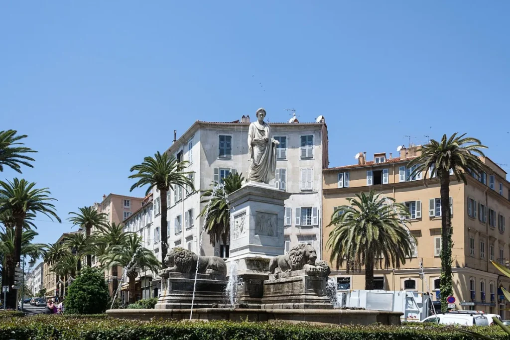 Ajaccio (Korsika) Place Foch in Ajaccio