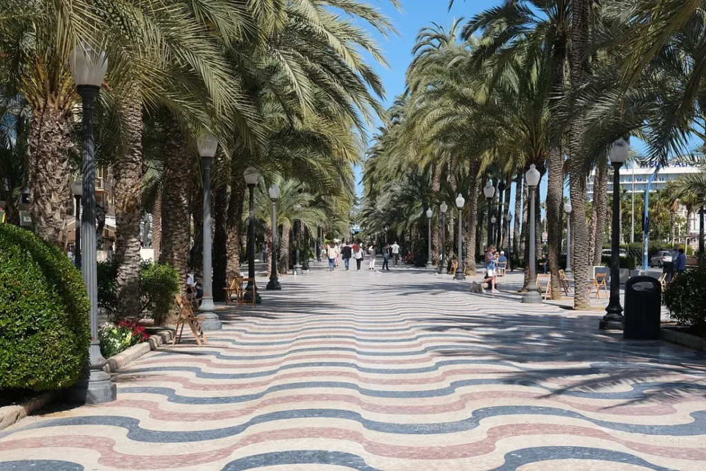Alicante Explanada de España in Alicante