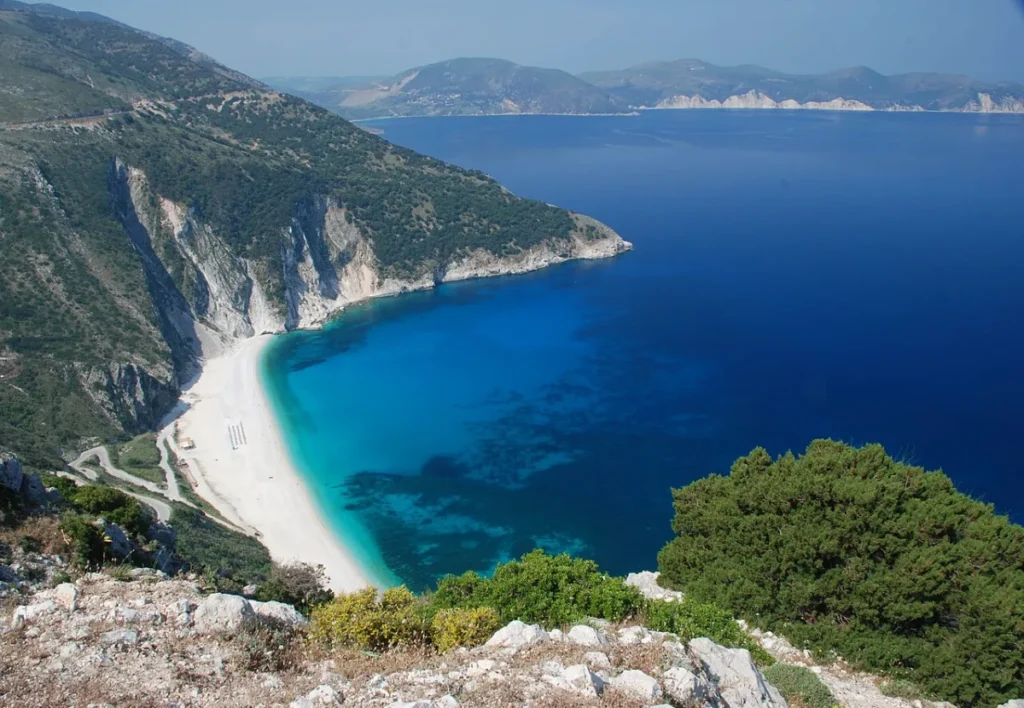 Argostoli (Kefalonia) Myrtos-Strand in Argostoli (Kefalonia)