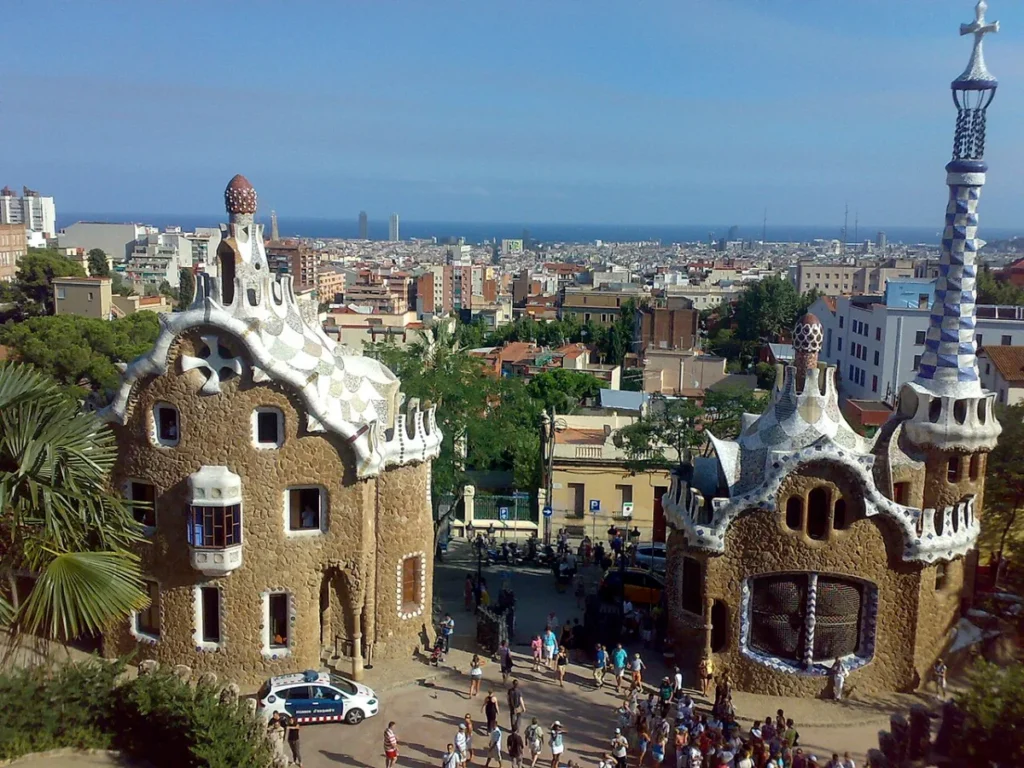 Barcelona Park Güell in Barcelona