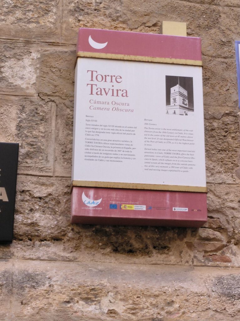 Cádiz Torre Tavira in Cádiz