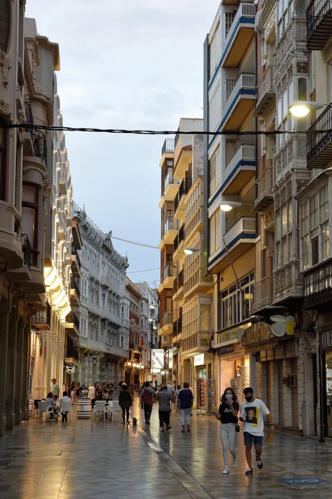 Cartagena Calle Mayor in Cartagena