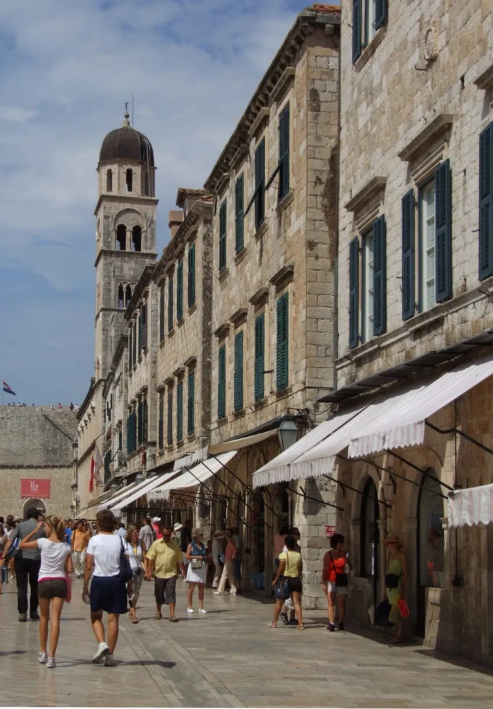 Dubrovnik Stradun in Dubrovnik