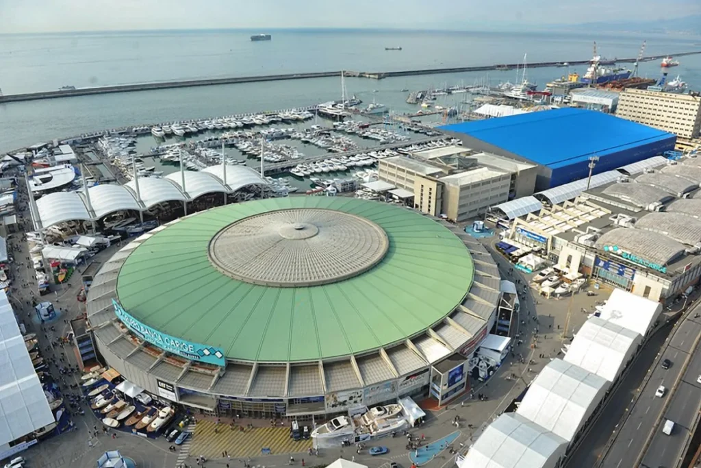 Genua Alter Hafen und Aquarium von Genua