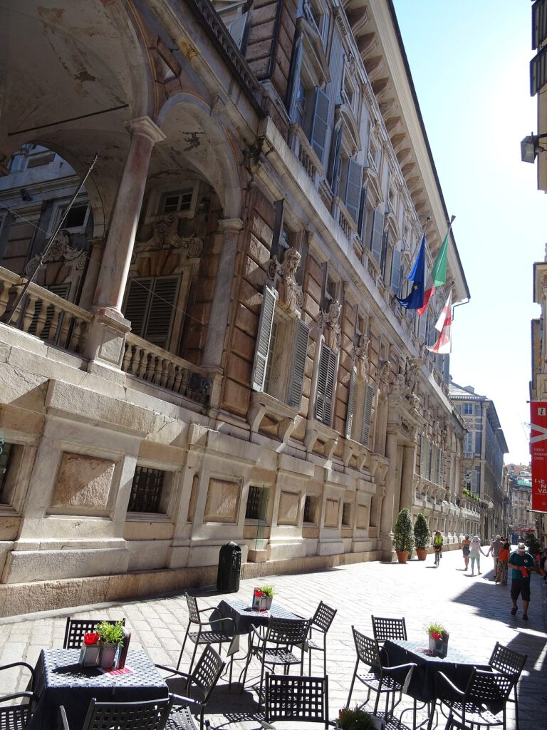 Genua Via Garibaldi in Genua