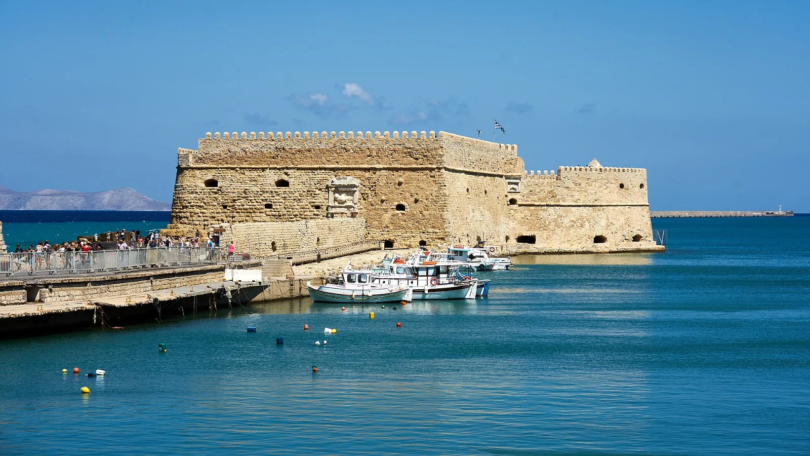 Hafen und Festung Koules in Heraklion