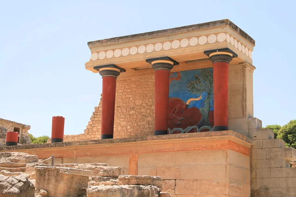 Palast von Knossos in Heraklion
