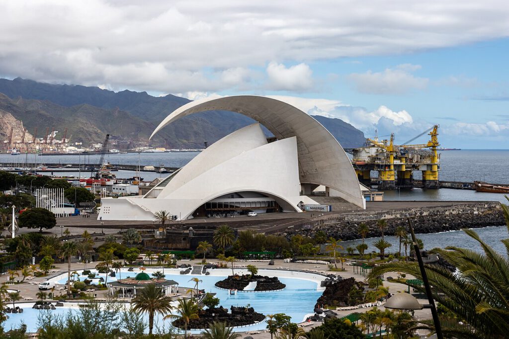 Santa Cruz de Tenerife (Teneriffa) Auditorio de Tenerife in Santa Cruz