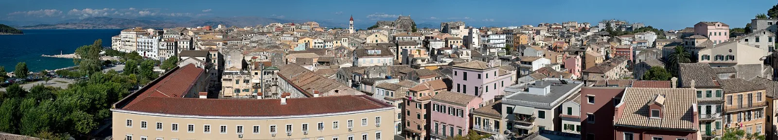 Korfu Dächer der Altstadt von Korfu