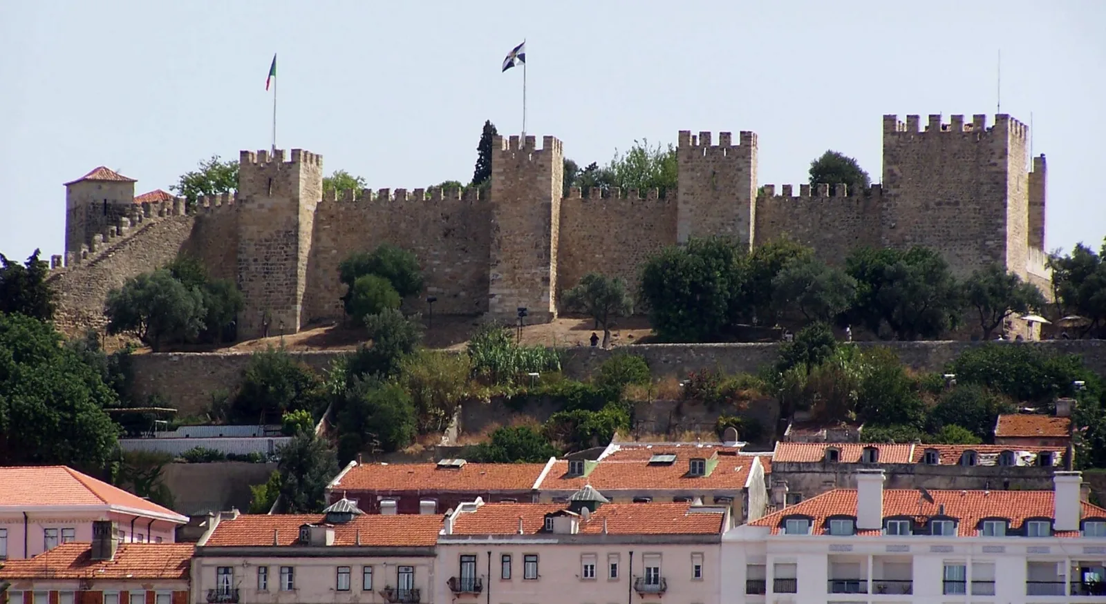 Lissabon Castelo de São Jorge in Lissabon