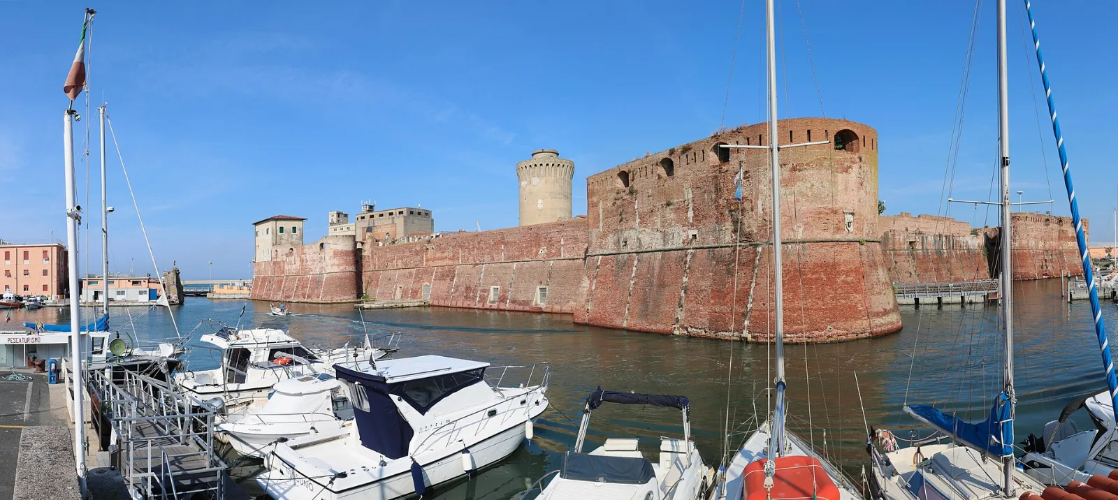 Livorno (Toskana) Festung und Hafen von Livorno