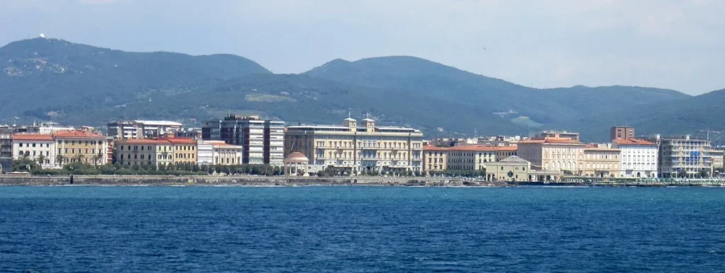 Livorno (Toskana) Uferpromenade von Livorno