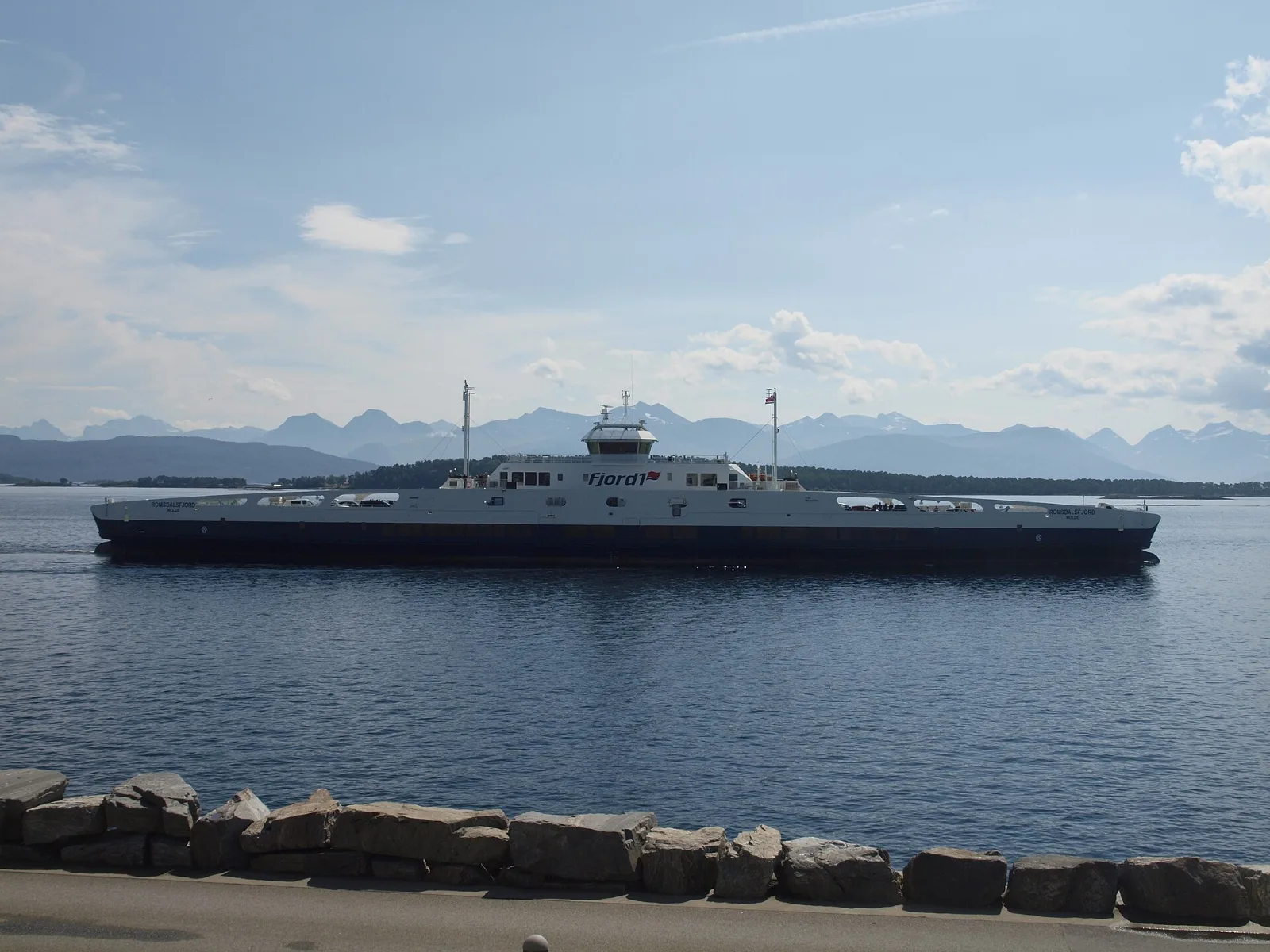 Der Romsdalsfjord bei Molde