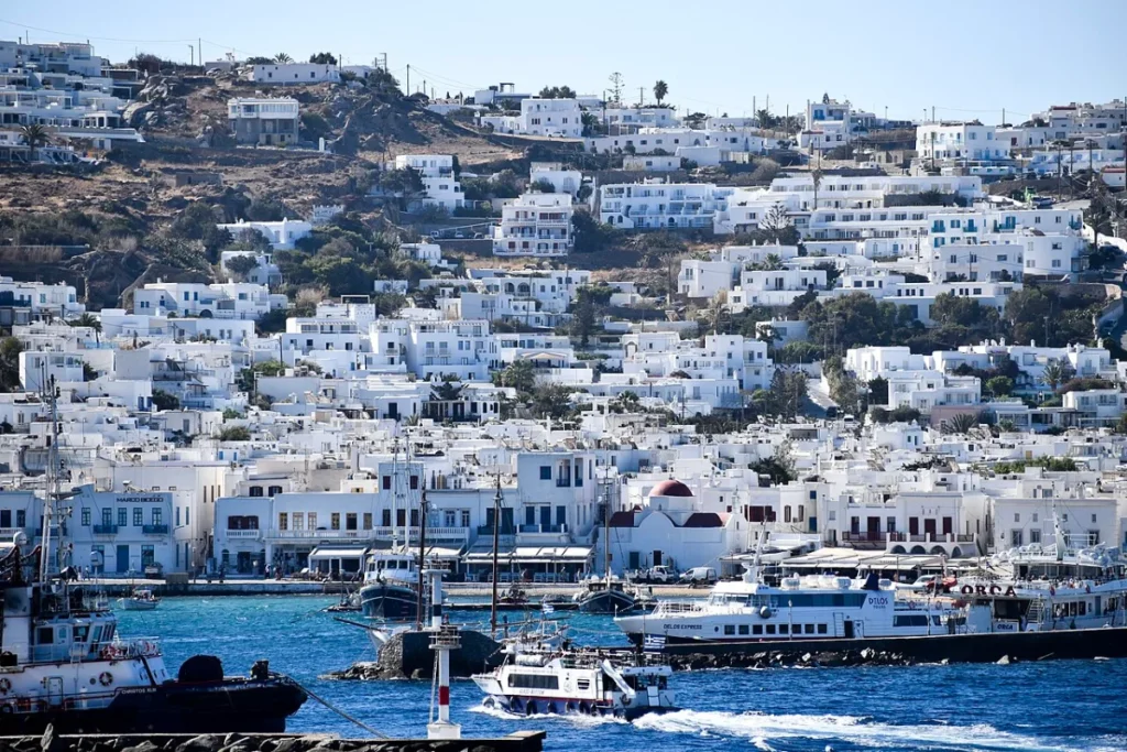 Alter Hafen von Mykonos-Stadt in Mykonos-Stadt