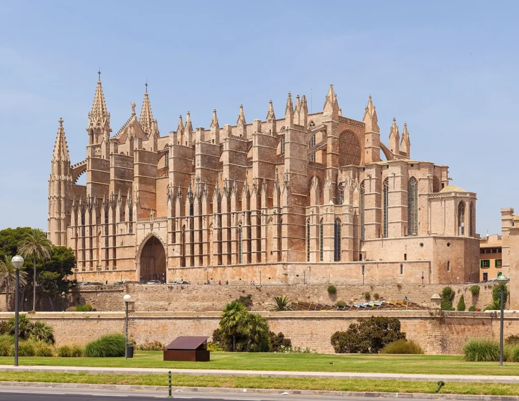 Palma de Mallorca Kathedrale La Seu in Palma de Mallorca