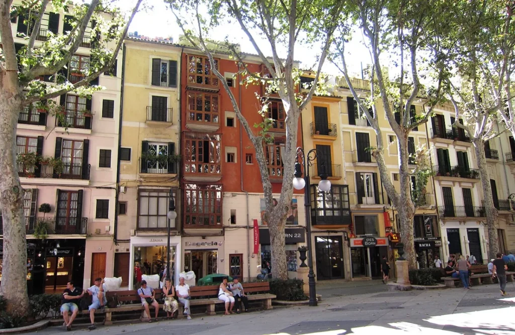 Palma de Mallorca Passeig des Born in Palma de Mallorca