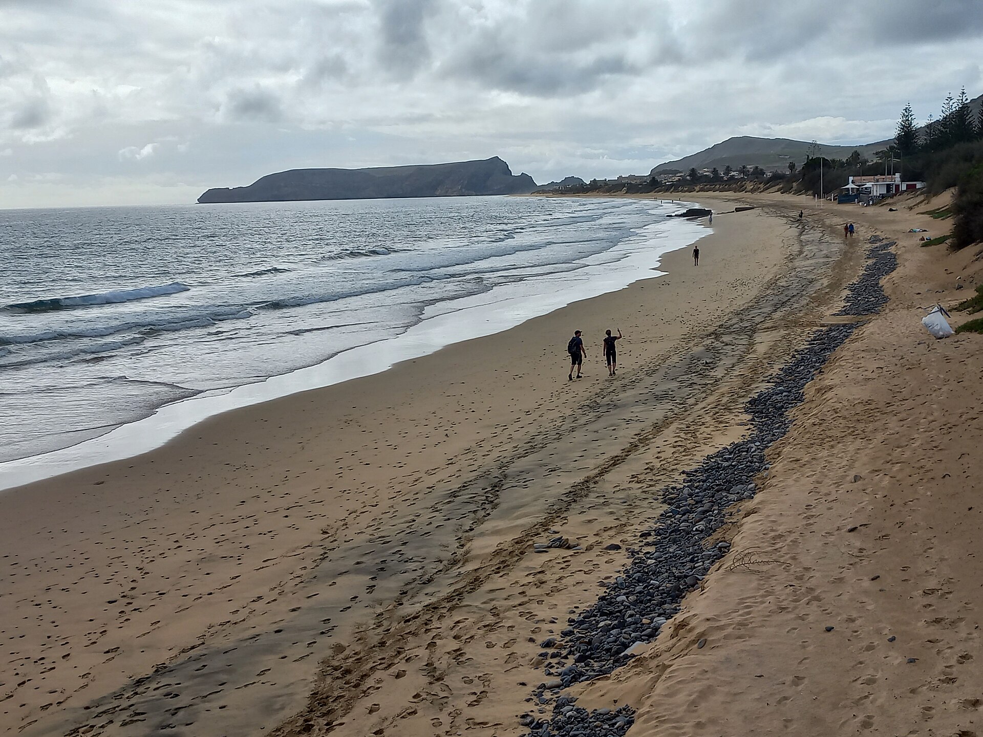 Der Sandstrand von Porto Santo