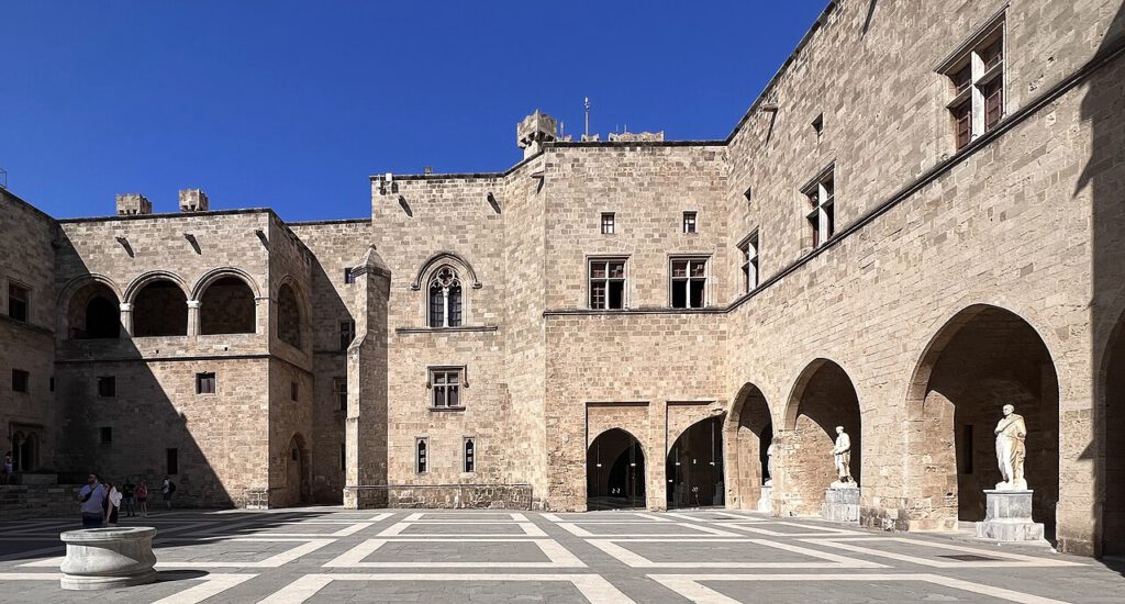 Rhodos Großmeisterpalast in Rhodos-Stadt