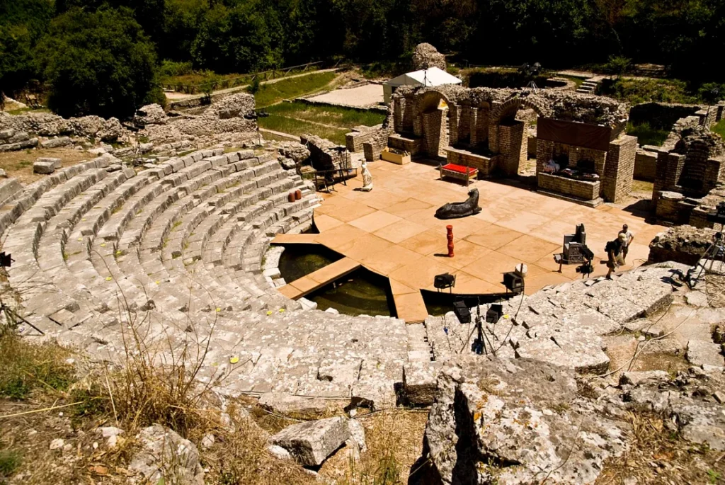 Saranda (Albanien) Butrint in Saranda (Albanien)
