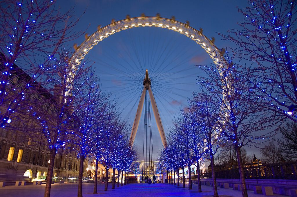 Tilbury und London London Eye in Tilbury und London