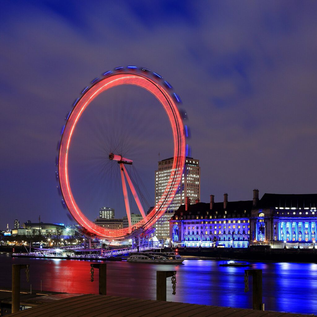 Tilbury und London London Eye in Tilbury und London