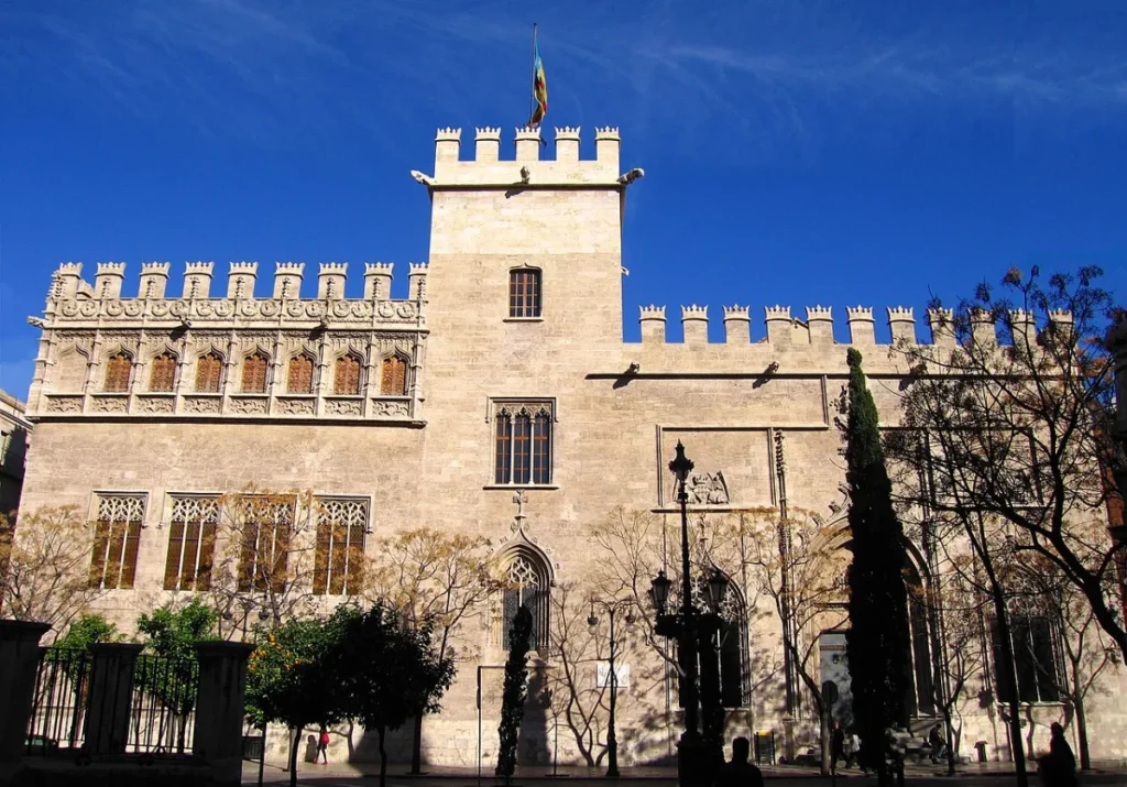 Valencia Lonja de la Seda in Valencia