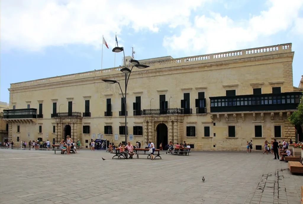 Valletta (Malta) Großmeisterpalast in Valletta (Malta)