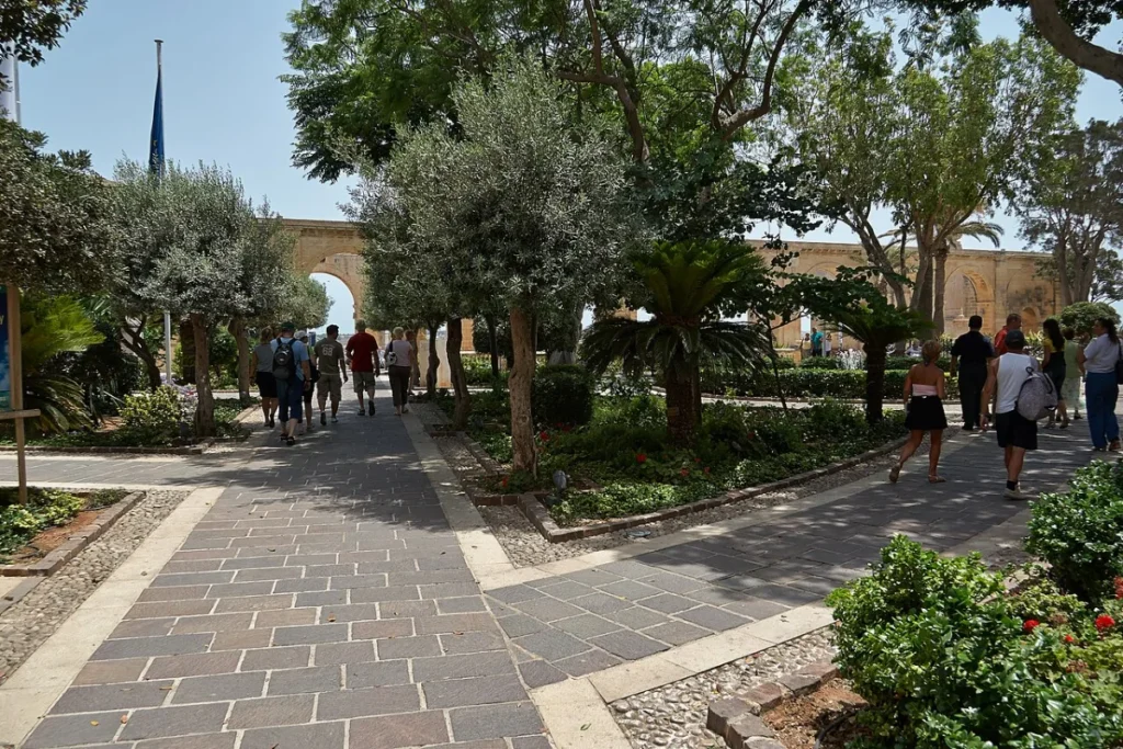 Valletta (Malta) Upper Barrakka Gardens in Valletta (Malta)
