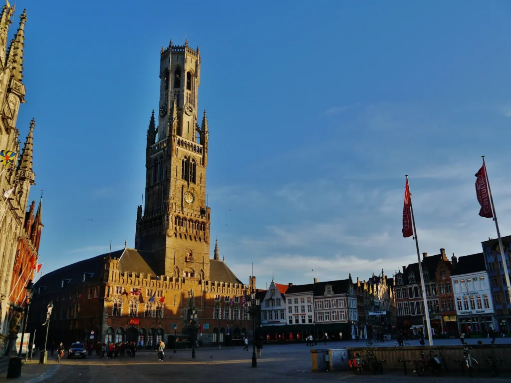 Der Belfried am Markt in Brügge